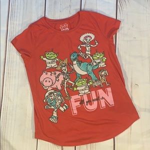 Toy story and friends red T-shirt